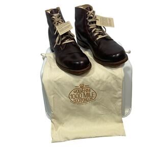 Wolverine Dark Brown Leather Boots